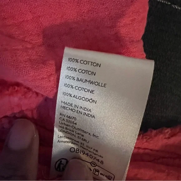 Free People We The Free Women’s Horizons Double Cloth Coral Top Size: Xsmall - Picture 4 of 5